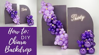 DIY Backdrop Tutorial  STEP by STEP Chiara Backdrop Tutorial [upl. by Tfat]