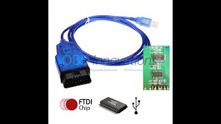 KKL OBD2 USB Cable Windows USB Serial Port Driver Setup [upl. by Bijan940]