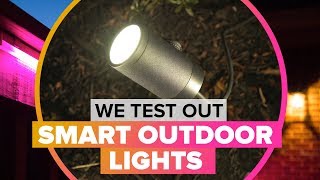 Philips Hue Outdoor Smart Lights Are they worth it [upl. by Nahgiem]