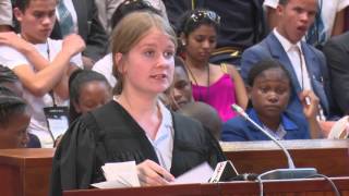 Finals of the 2015 National Schools Moot Court Competition [upl. by Janelle]