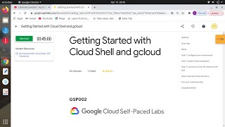 Getting Started with Cloud Shell and gcloud  GSP002 [upl. by Lalad]