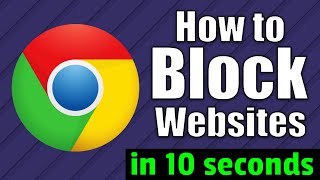 How To Block Websites On Google Chrome in only 10 seconds [upl. by Eerised750]