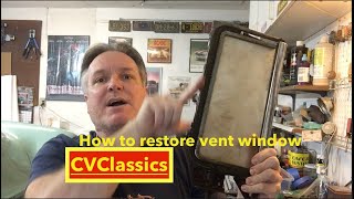 How to rebuild vent window 55 56 57 Chevy [upl. by Devinna]