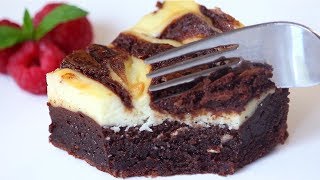 Cheesecake Brownies Recipe  How Tasty Channel [upl. by France]