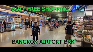 4K BANGKOK AIRPORT BKK DUTY FREE SHOPPING 2023 [upl. by Rafaelle611]