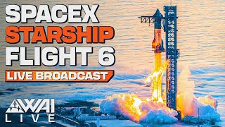 REPLAY SpaceX Starship Flight 6 from Starbase TX [upl. by Akinom]