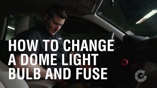 How To Change A Dome Light Bulb And Fuse  Autoblog Wrenched [upl. by Naillimixam]