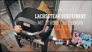 Weber Grill  Pulse  Lachssteak [upl. by Nnyloj]