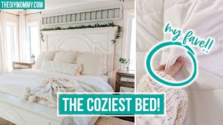 How to Make Your Bed Comfortable for the most luxurious sleep EVER  The DIY Mommy [upl. by Chitkara54]