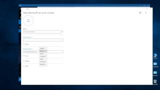 Windows 10 mail application add contact [upl. by Tnilk]