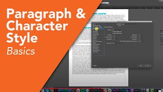 InDesign 2023 Tutorial  Paragraph Styles amp Character Style Basics [upl. by Hanala]