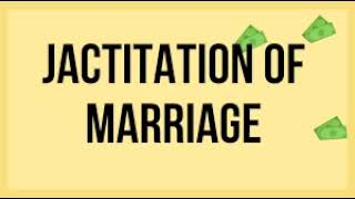 JACTITATION OF MARRIAGE Highlights [upl. by Neeloc]