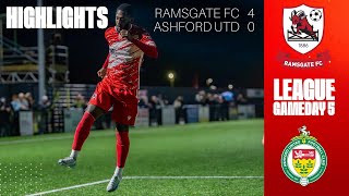 Ramsgate FC vs Ashford Utd [upl. by Enaenaj811]