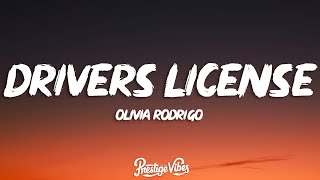 Olivia Rodrigo  drivers license Lyrics cause you said forever now I drive alone past your street [upl. by Yesoj]