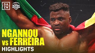 FIGHT HIGHLIGHTS  FRANCIS NGANNOU VS RENAN FERREIRA [upl. by Stephan304]