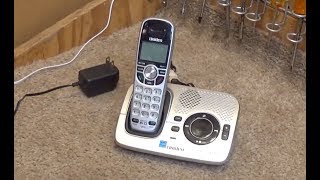 Uniden DECT1580 DECT 6 Cordless Phone  Initial Checkout [upl. by Freeman]