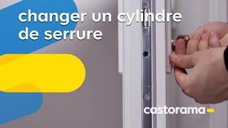 Comment changer un cylindre de serrure  Castorama [upl. by Earl332]