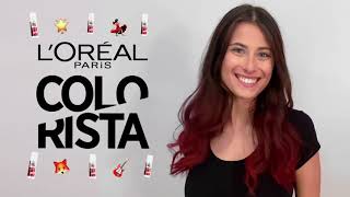 Temporary hair color at home with LOréal Paris Colorista [upl. by Ertemed]