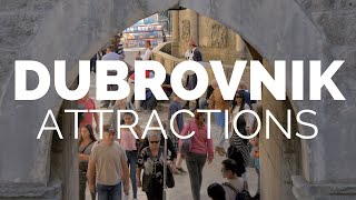 10 Top Tourist Attractions in Dubrovnik  Travel Video [upl. by Ennej]