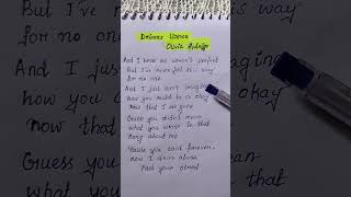 Olivia Rodrigo  drivers license Lyrics [upl. by Kerman]