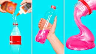 Super Fast Slime Recipe DIY 30 SECONDS Bottle Slime [upl. by Nnair230]