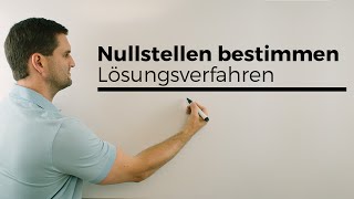 Nullstellen bestimmen Lösungsverfahren Ausklammermethode  Mathe by Daniel Jung [upl. by Ashleigh]