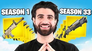 Ranking the BEST Weapon from EVERY Fortnite Season [upl. by Ilyse]