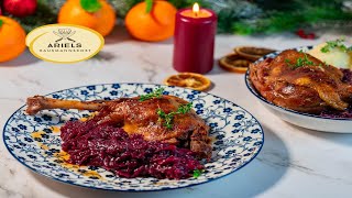 Gänsekeulen mit Rotkohl Hausmannskost [upl. by Anh245]