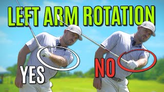 How To Rotate Your Left Arm In The Golf Swing [upl. by Balfour]