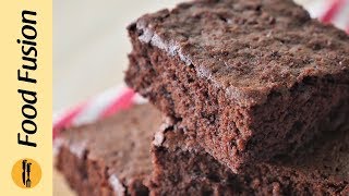 Chocolate Brownie Recipe By Food Fusion [upl. by Kori]