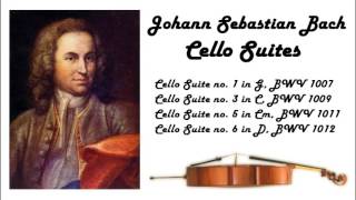 Johann Sebastian Bach  Cello suites in 432 Hz great for reading or studying [upl. by Sheaff]