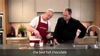 How to make a hot chocolate using an aerolatte milk frother [upl. by Ashraf64]