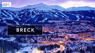 🏔Breckenridge Colorado  A cinematic walk through the famous ski town winter wonderland 4K [upl. by Eilhsa250]