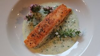 Lachs kross braten Rezept  Der Bio Koch 85 [upl. by Nnahgiel]