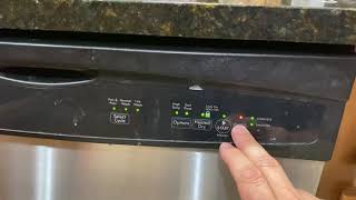 Kenmore Dishwasher  How to hard reset the dishwasher [upl. by Ev]