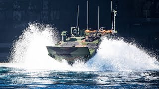 US Marines Test New Amphibious Combat Vehicle ACV [upl. by Rentsch]