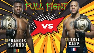 FRANCIS NGANNOU VS CIRYL GANE UFC270  FULL FIGHT [upl. by Becka]