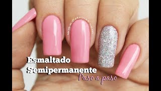 Clase 10 Esmaltado Semipermanente paso a paso ♥ Deko Uñas  Gel polish step by step [upl. by Darill]