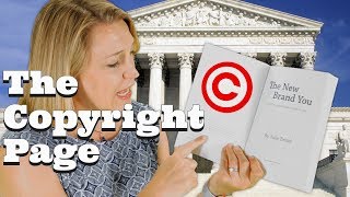 Self Publishing Basics for the Copyright Page [upl. by Atekehs]