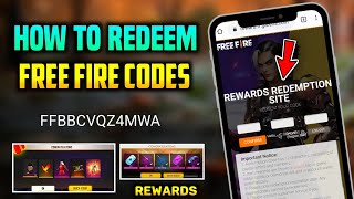 How To Redeem Free Fire Codes  Garena Free Fire Codes Redeem  Ultimate Version [upl. by Zorine]