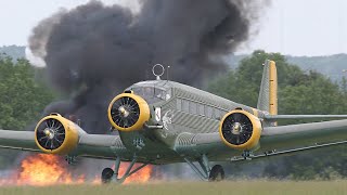 Big WW2 AIRCRAFT ENGINES Cold Startup and Sound [upl. by Marjie]