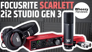 Focusrite Scarlett 2i2 Studio 3rd Gen Unboxing  Bundle Review Part 1 [upl. by Aztiray]