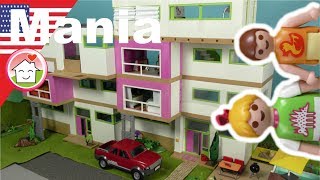 Playmobil Playmomania – The Mega Luxury Mansion  The Hauser Family [upl. by Helbona349]