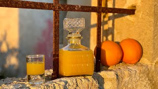 How to make ORANGE LIQUEUR Homemade in just 5 days 🍊ARANCELLO 🤪 Orange flavored liqueur [upl. by Sula]