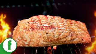 Gegrillter Lachs mit Ölmarinade  Beste Grillrezepte mit Fisch [upl. by Drofyar]