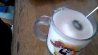 Aerolatte Review Frothing Cold Milk In Under 1 Minute [upl. by Wil832]