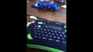 How to us a PTouch Label Maker [upl. by Ahsaz]