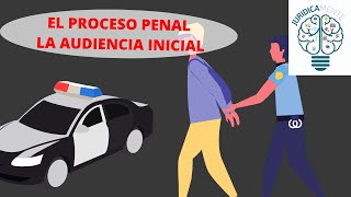 EL PROCESO PENAL  AUDIENCIA INICIAL [upl. by Hgielram]