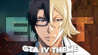 Aizen x Urahara  GTA IV Theme Edit [upl. by Aicineohp175]