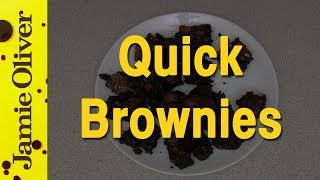 Jamie Olivers SuperQuick Brownies  EAT IT [upl. by Younglove]